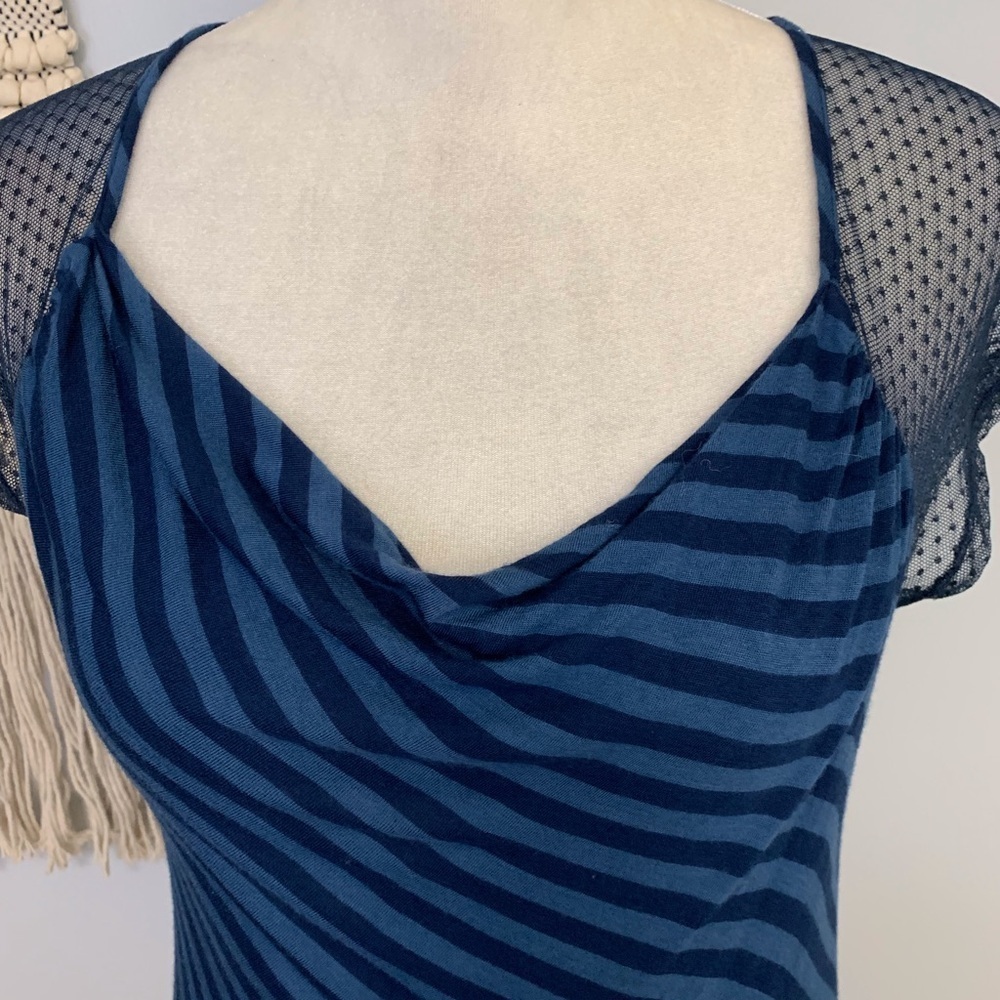 Anthropologie striped draped top - Picture 5 of 8